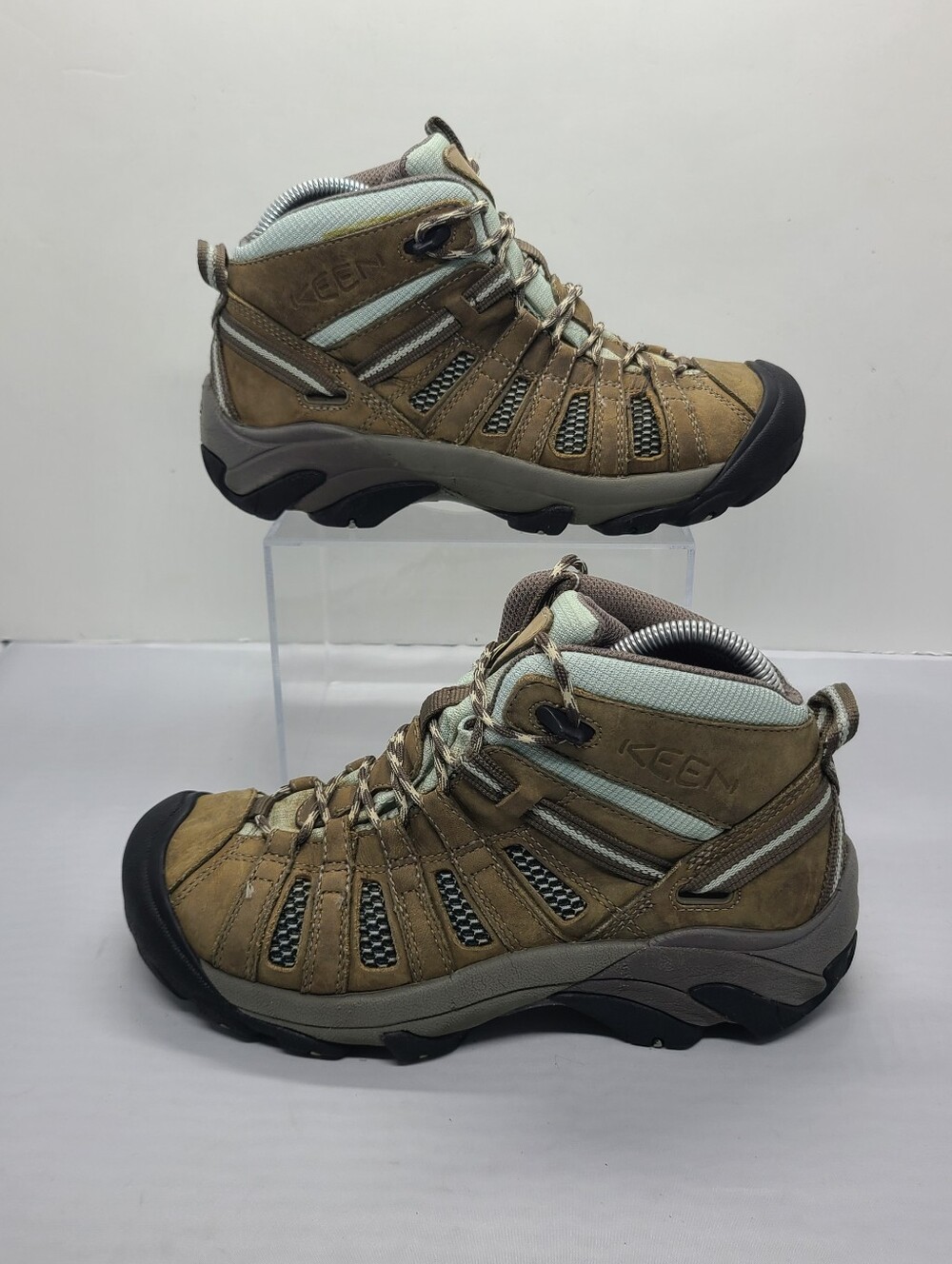 Keen Voyageur Mid, Brindle/Custard, women size 8.5